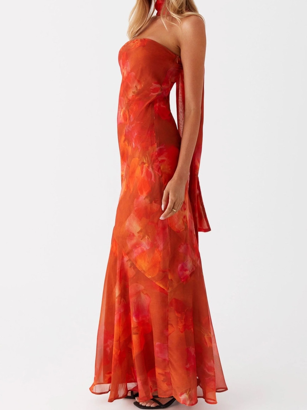 Peppermayo Under The Pagoda Dress With Neck Scarf - Picture 5 of 5